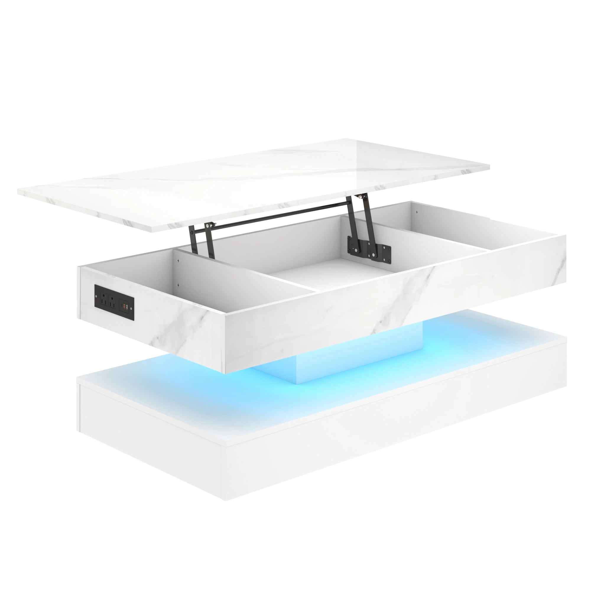 LuxeGlow LED Display Table