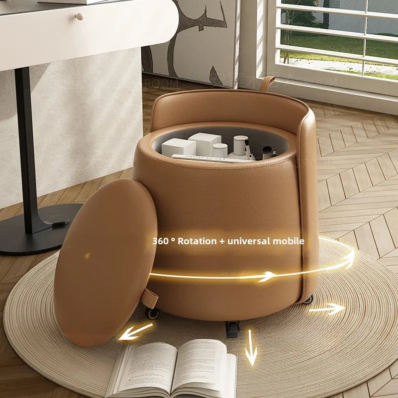 Velora Storage Makeup Stool