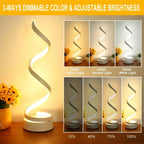 LumiSpiral Touch Lamp