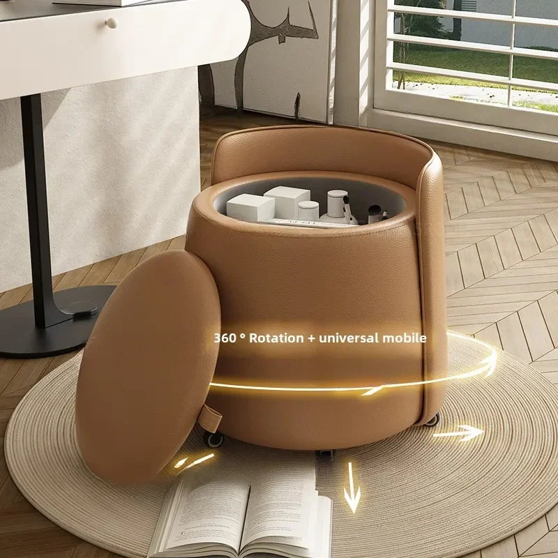 Velora Storage Makeup Stool