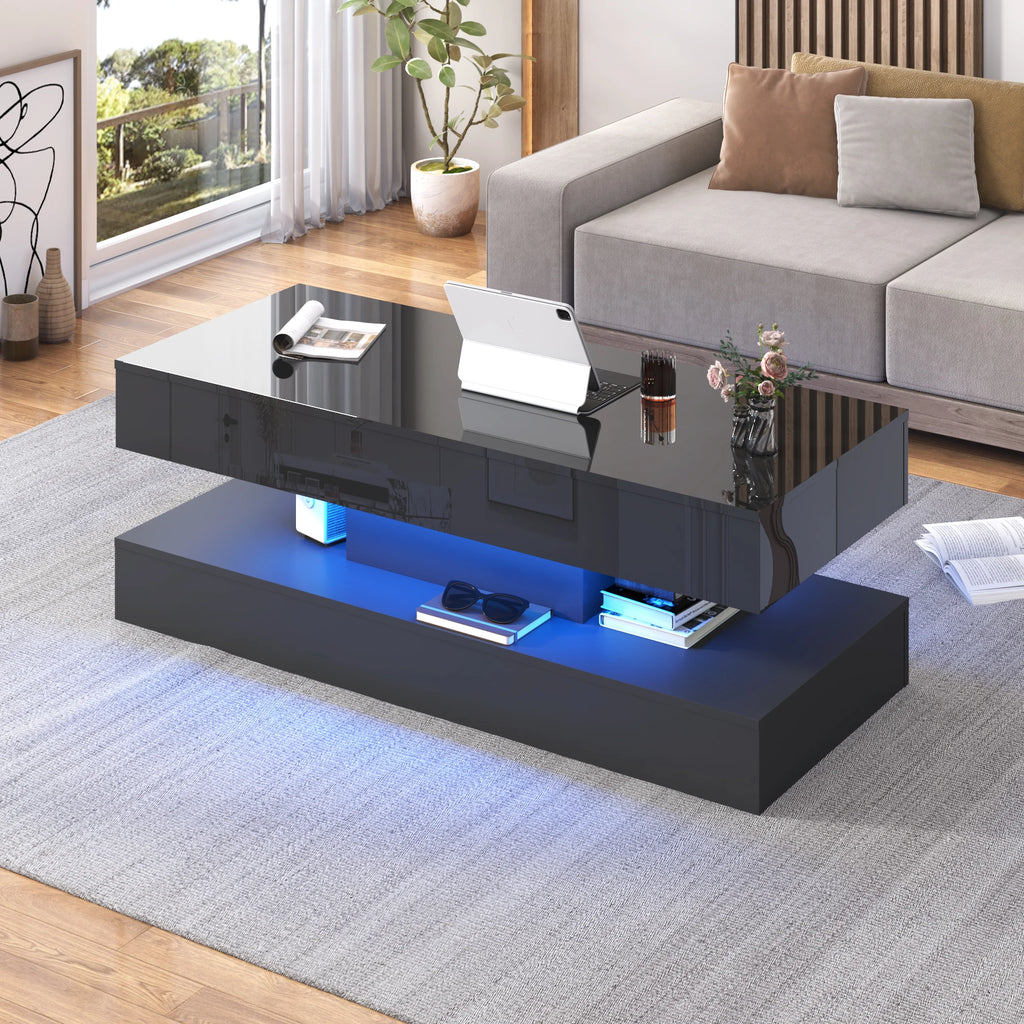 LuxeGlow LED Display Table