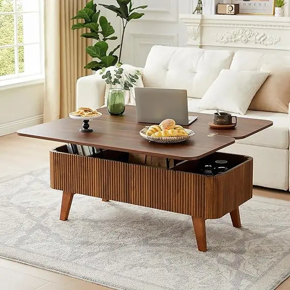 FlexForm Fluted Lift-Top Table