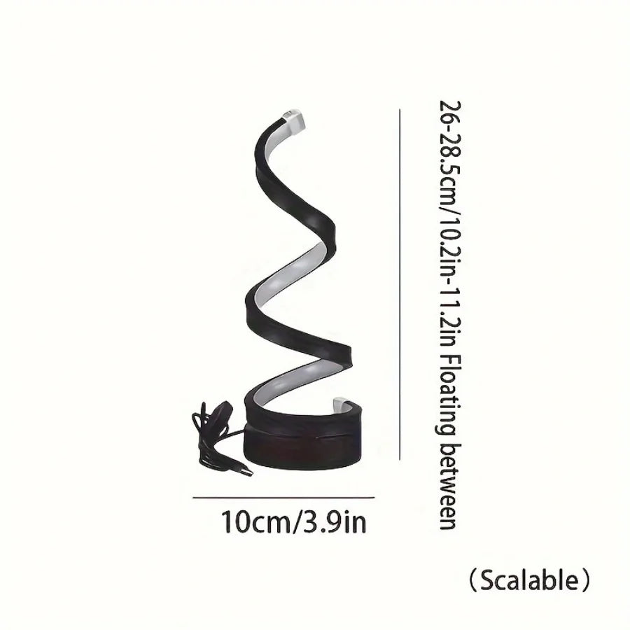LumiSpiral Touch Lamp