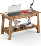 Rustic Hearth Storage Table