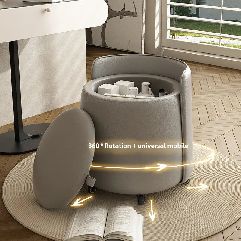 Velora Storage Makeup Stool