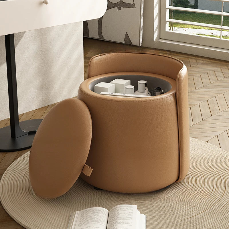 Velora Storage Makeup Stool