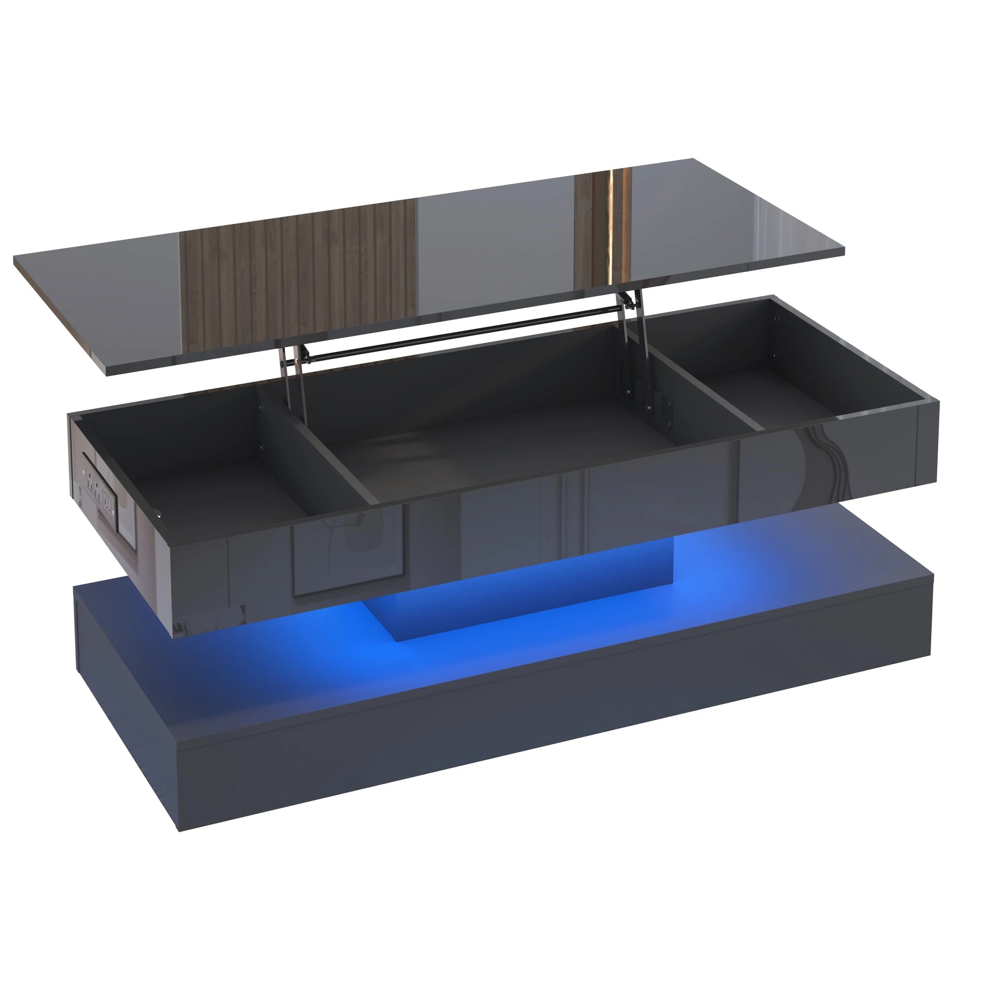 LuxeGlow LED Display Table