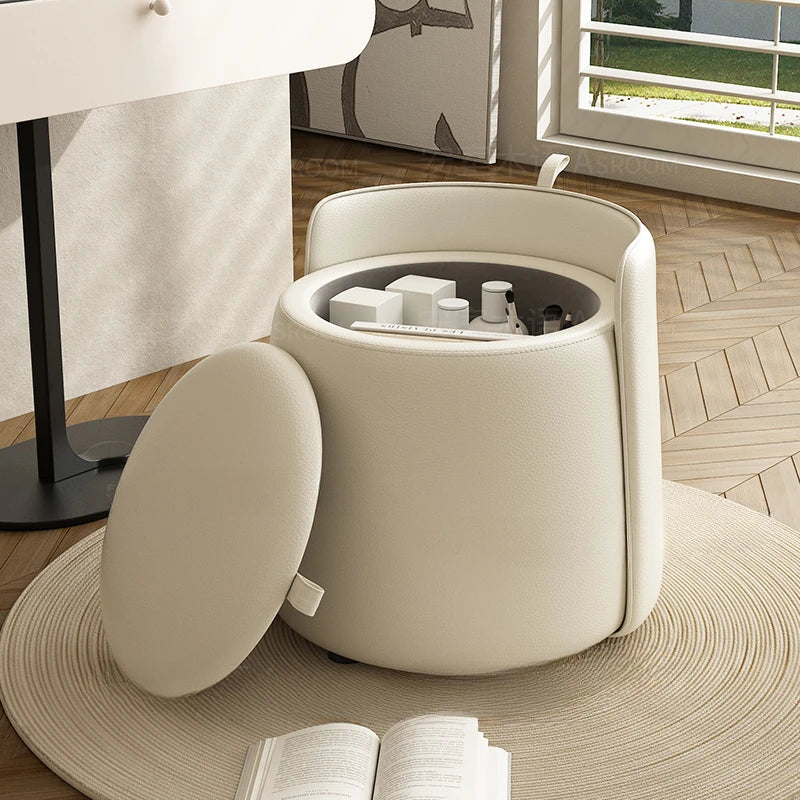 Velora Storage Makeup Stool