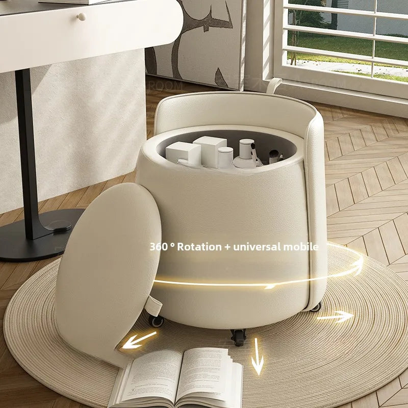 Velora Storage Makeup Stool