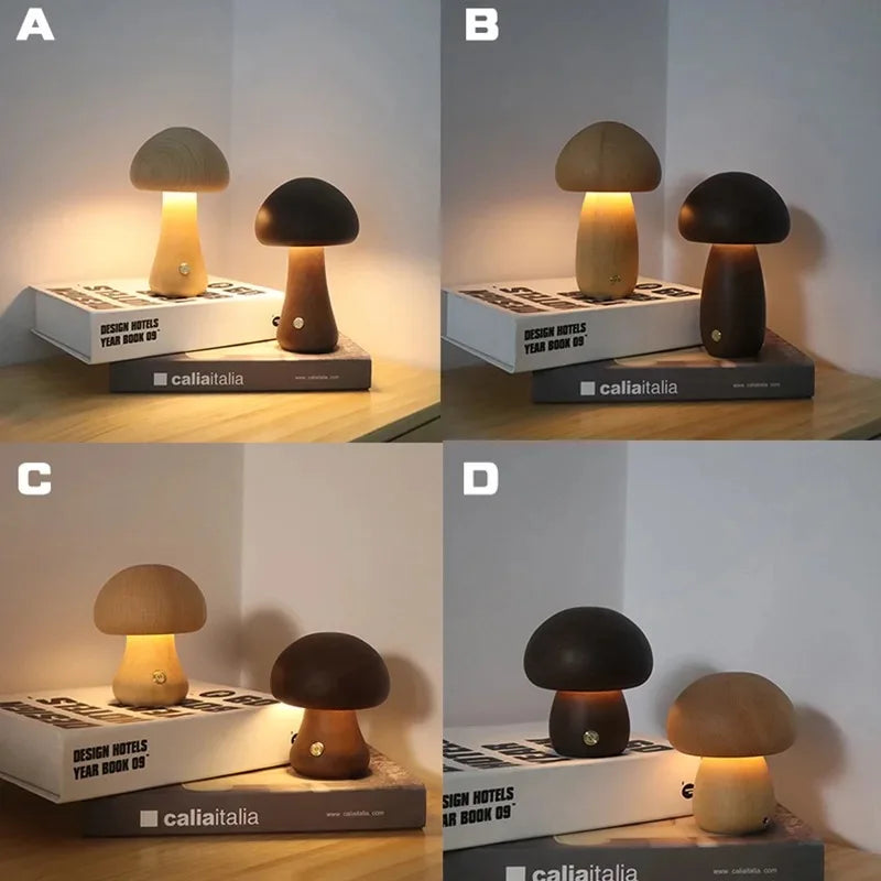 Woodland Glow Mushroom Lamp