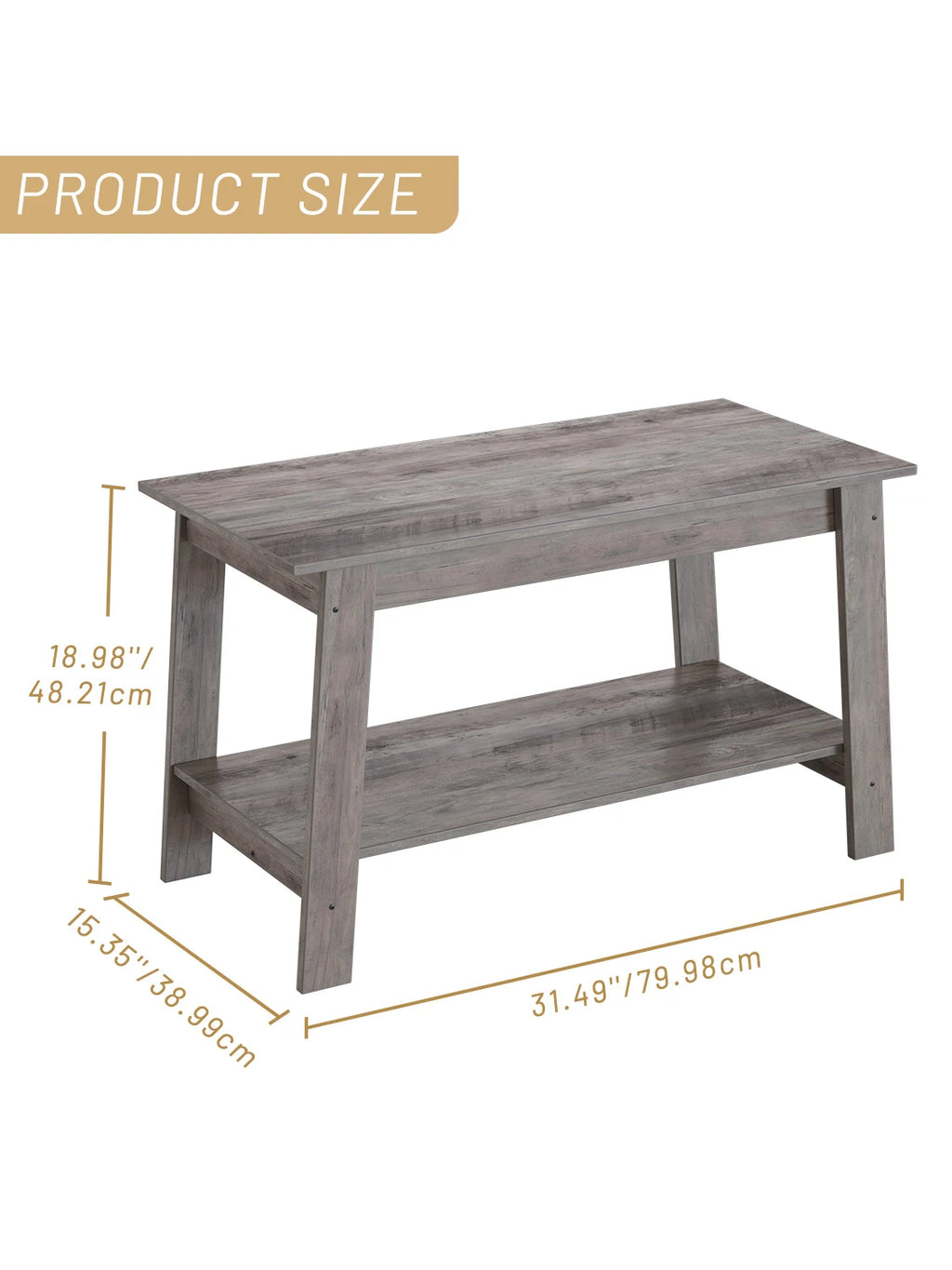 Rustic Hearth Storage Table