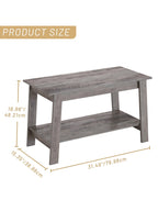 Rustic Hearth Storage Table