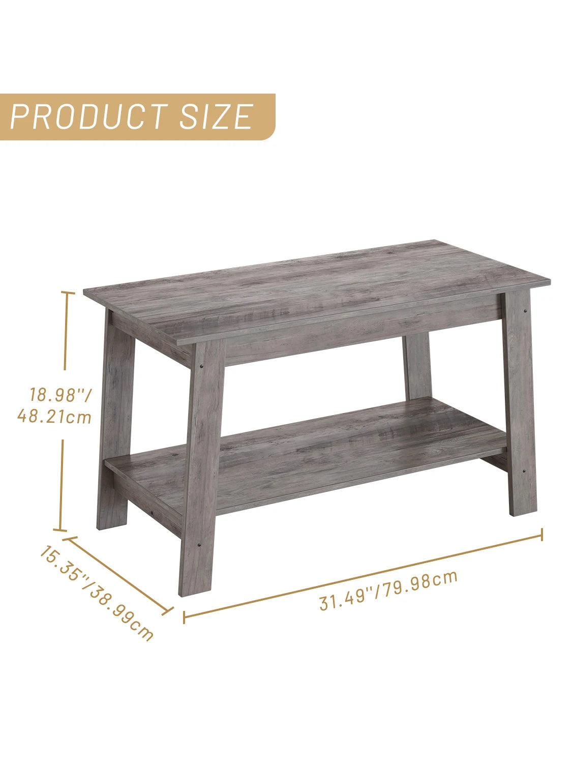 Rustic Hearth Storage Table